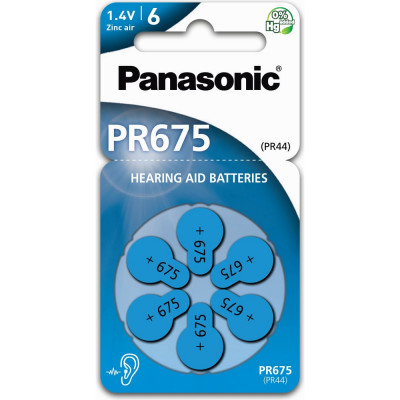 Батарейка Panasonic PR - 675 H 750