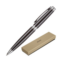 Шариковая ручка Attache Selection Desire черный корпус, поворотный механизм, синий, футляр 901719