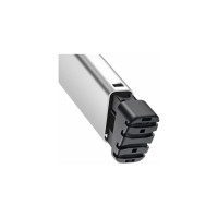 Алюминиевая стремянка с лотком и выдвигающейся ручкой Hailo L100 TopLine 5 ступеней 8050-507