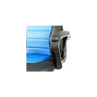 Игровое кресло Helmi HL-S06 Highway экокожа/ткань черная/синяя 279720