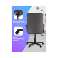 Кресло оператора Helmi HL-M03 Referent ткань серая, механизм качания 283159