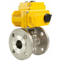 Шаровой кран DN.ru КШФП.316.200 Ду50 Ру40 с электроприводом QT-008 380В D160-02088