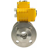 Шаровой кран DN.ru КШФП.316.200 Ду50 Ру40 с электроприводом QT-008 380В D160-02088