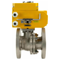 Шаровой кран DN.ru КШФП.316.200 Ду50 Ру40 с электроприводом QT-008 380В D160-02088