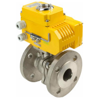 Шаровой кран DN.ru КШФП.316.200 Ду50 Ру40 с электроприводом QT-008 380В D160-02088