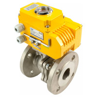 Шаровой кран DN.ru КШФП.316.200 Ду65 Ру16 с электроприводом QT-010 220В D160-02102