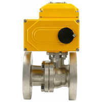 Шаровой кран DN.ru КШФП.316.200 Ду25 Ру40 с электроприводом QT-003 220В D160-04840