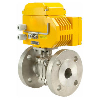 Шаровой кран DN.ru КШФП.316.200 Ду25 Ру40 с электроприводом QT-003 220В D160-04840