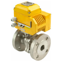 Шаровой кран DN.ru КШФП.316.200 Ду25 Ру40 с электроприводом QT-003 220В D160-04840