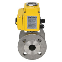 Шаровой кран DN.ru КШФП.316.200 Ду32 Ру40 с электроприводом QT-005 220В D160-02056