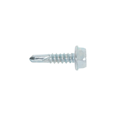 Саморез ZAMETAL 4,8х19 со сверлом и шестигранн. головкой DIN 7504K, оц., 1000 шт ZA081467