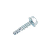 Саморез ZAMETAL 4,8х19 со сверлом и шестигранн. головкой DIN 7504K, оц., 1000 шт ZA081467