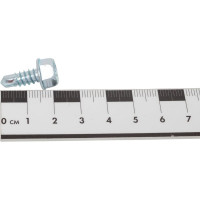 Саморез ZAMETAL 6,3х16 со сверлом и шестигранн. головкой DIN 7504K, оц., 500 шт ZA081603