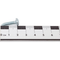 Саморез ZAMETAL 4,8х19 с полукруг. гол., крест шлиц, DIN 7981, оц., 500 шт ZA101616