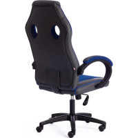 Кресло TetChair RACER GT new кожзам/ткань, металлик/синий, 36/10 13252