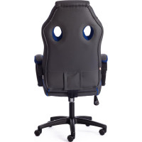 Кресло TetChair RACER GT new кожзам/ткань, металлик/синий, 36/10 13252