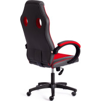 Кресло TetChair RACER GT new кожзам/ткань, металлик/красный, 36/08 13249