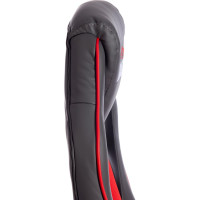 Кресло TetChair RACER GT new кожзам/ткань, металлик/красный, 36/08 13249