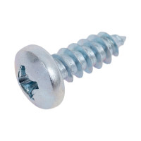 Саморез ZAMETAL 4,2х13 с полукруг. гол., крест. шлиц, DIN 7981 оц., 1000 шт ZA080941