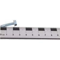 Саморез ZAMETAL 4,8х22 со сверлом и шестигранн. головкой, DIN 7504K, оц., 1000 шт ZA081474