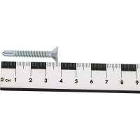 Саморез ZAMETAL 5,5х38 со сверлом и потайной головкой, DIN 7504Р, оц., 250 шт ZA082457