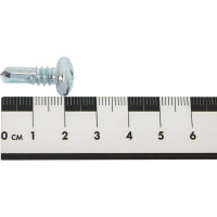 Саморез ZAMETAL 6,3х19 со сверлом и полусфер. головкой, DIN 7504N, оц., 250 шт ZA082099