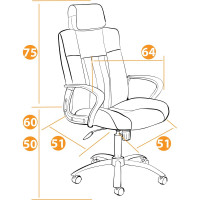 Кресло Tetchair OXFORD флок, бежевый 21164