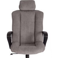 Кресло Tetchair OXFORD флок, серый 21163