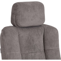 Кресло Tetchair OXFORD флок, серый 21163