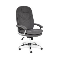 Кресло TetChair SOFTY LUX флок серый 29 13591