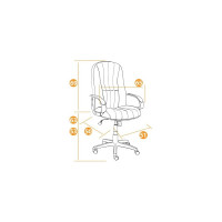 Кресло TetChair СН833 ткань серый 207 2271