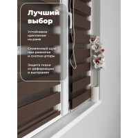 Рулонная штора Peora День-Ночь Мокко 48х170 см 71079