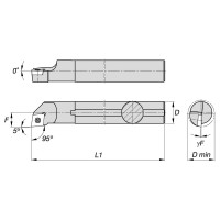 Державка токарная S16Q-SCLCR09 NORGAU 020052109