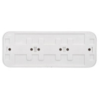 Розетка Bylectrica, 3-местная ОУ со шторкой, серия ПРАЛЕСКА, белый РА16-275