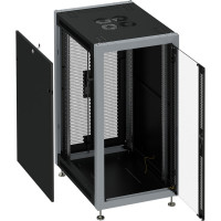 Коммутационный шкаф SYSMATRIX, 15U 600х600х800 передняя дверь-стекло, задняя-2 створки SL 6615 914