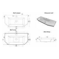 Мебельный умывальник Misty Marko Слим 110 5021100