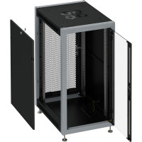 Коммутационный шкаф SYSMATRIX, 15U 600х800х800 передняя дверь-стекло, задняя перфорация SL 6815 913