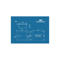 Кухонная мойка ULGRAN U-404 цвет: терракот U-404-307