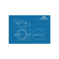 Кухонная мойка ULGRAN U-405 цвет: терракот U-405-307