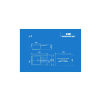 Кухонная мойка ULGRAN U-400 цвет: графитовый U-400-342