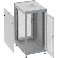 Коммутационный шкаф SYSMATRIX, 15U 600х800х800 передняя и задняя двери-перфорация SL 6815 733