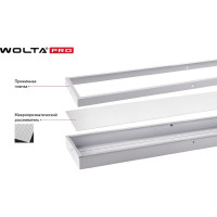 Светильник Wolta PRO ЛАЙНЕР IP54 Микропризма ДПО03-54-102-5К