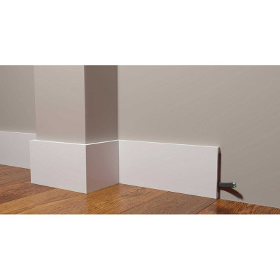 Напольный плинтус Decor-Dizayn ударопрочный влагостойкий под покраску 120Х13Х2000 мм DD710