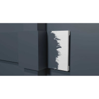 Напольный плинтус Decor-Dizayn ударопрочный влагостойкий под покраску 120Х13Х2000 мм DD710