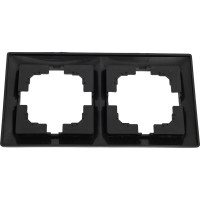 Рамка 2-местная Bylectrica, серия СТИЛЬ, ЮЛИГ.735212.215 графит