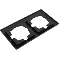 Рамка 2-местная Bylectrica, серия СТИЛЬ, ЮЛИГ.735212.215 графит