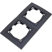 Рамка 2-местная Bylectrica, серия УЮТ, ЮЛИГ.735212.280-40 графит