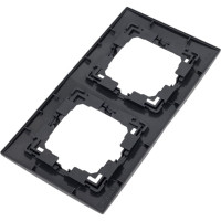 Рамка 2-местная Bylectrica, серия УЮТ, ЮЛИГ.735212.280-40 графит