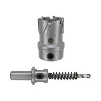 Коронка по металлу HM (51х28 мм; хвостовик 13 мм; комплект) D.BOR HS-HM-28-051-T