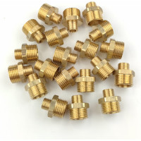 Ниппель латунный переходной Профитт 1/2"-1/4" - 20 шт. 9274788